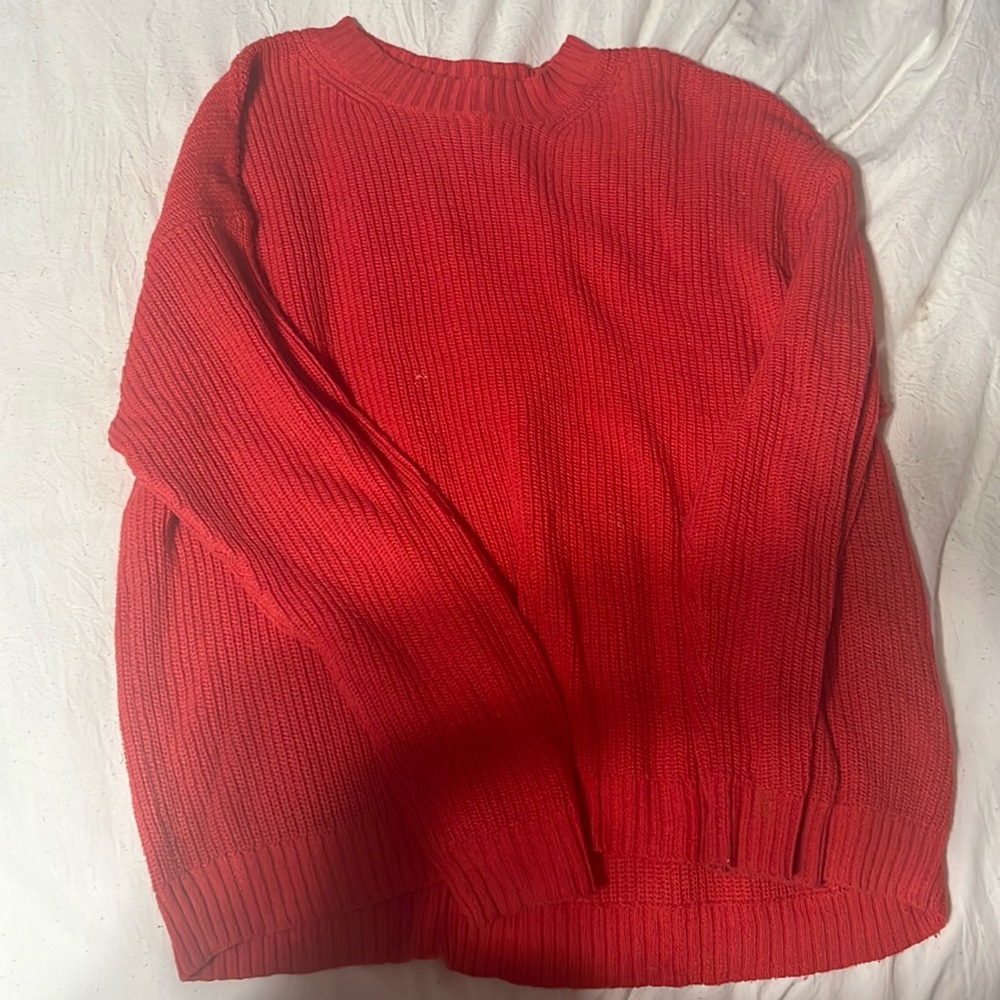 Red sweater